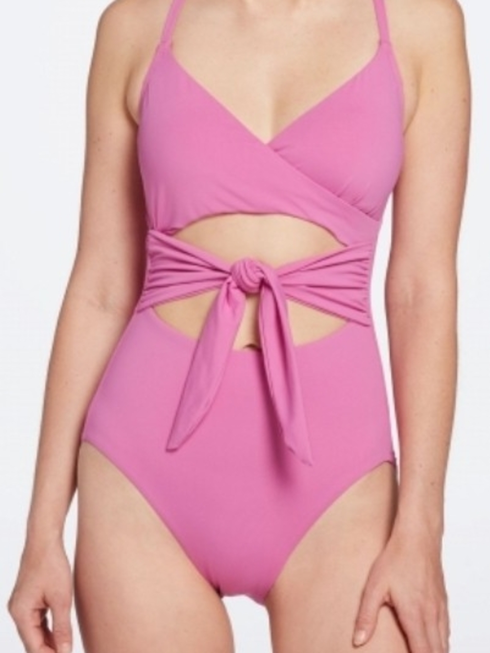 CALIA by Carrie Underwood Pink Cutout One-Piece Swimsuit